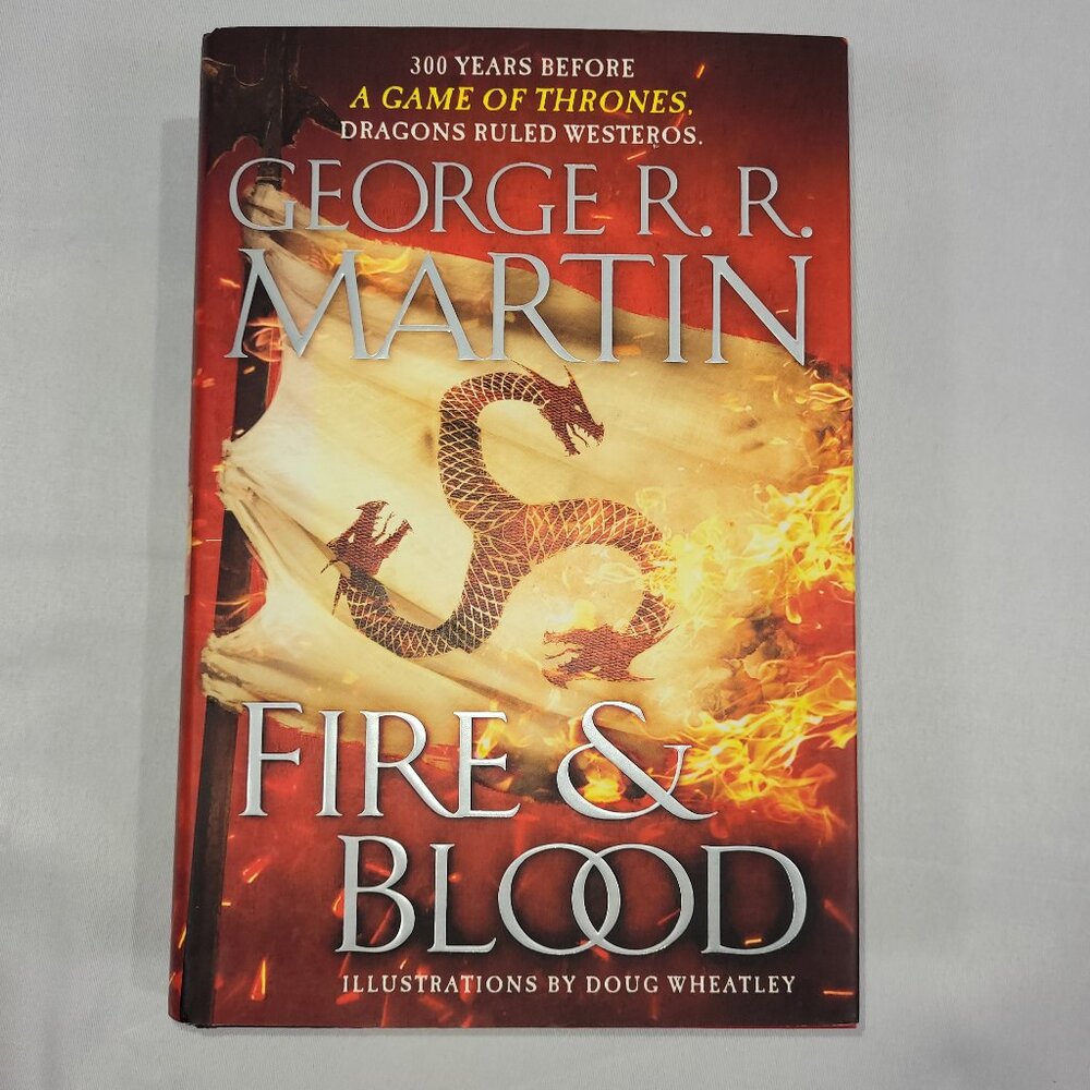 George R R Martin Westeros Hardcover Book Fire & Blood Novel House of the Dragon